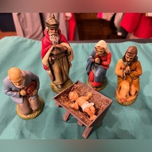 Vintage Nativity Set